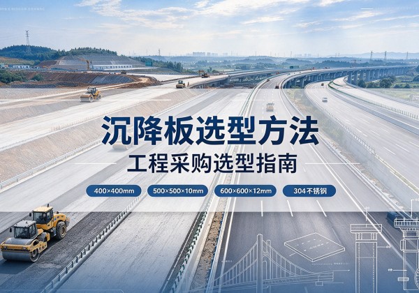 元宝山沉降板选择方法